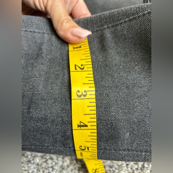 Wxnow black and beige thick quality denim canvas tote - Picture 8 of 10